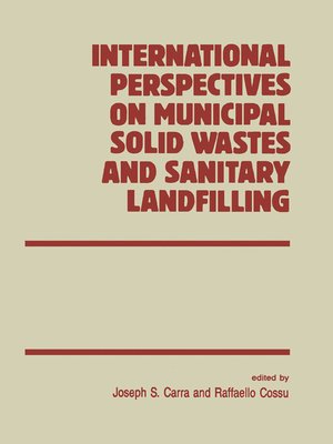 cover image of International Perspectives on Municipal Solid Wastes and Sanitary Landfilling